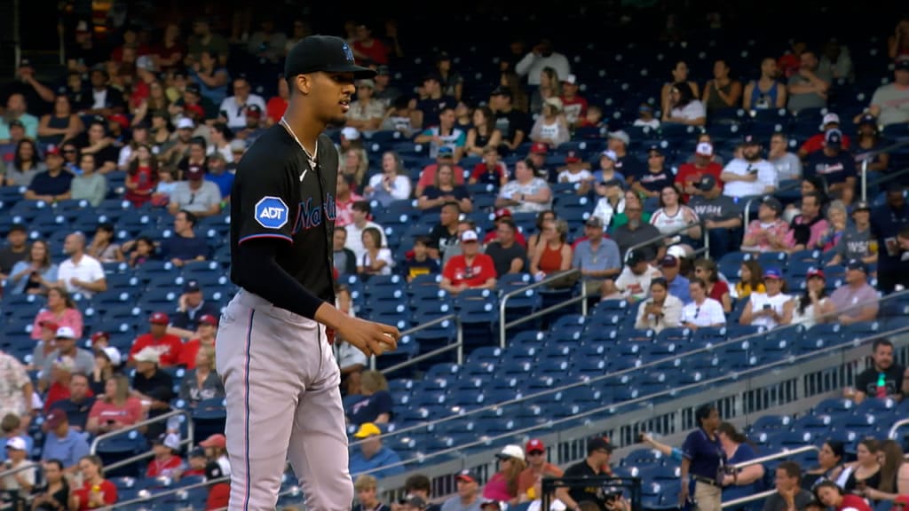 Eury Pérez strikes out five