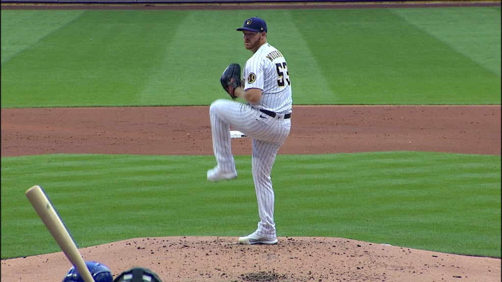 Brewers' Christian Yelich homers after brother, just out of Marines, throws  1st pitch