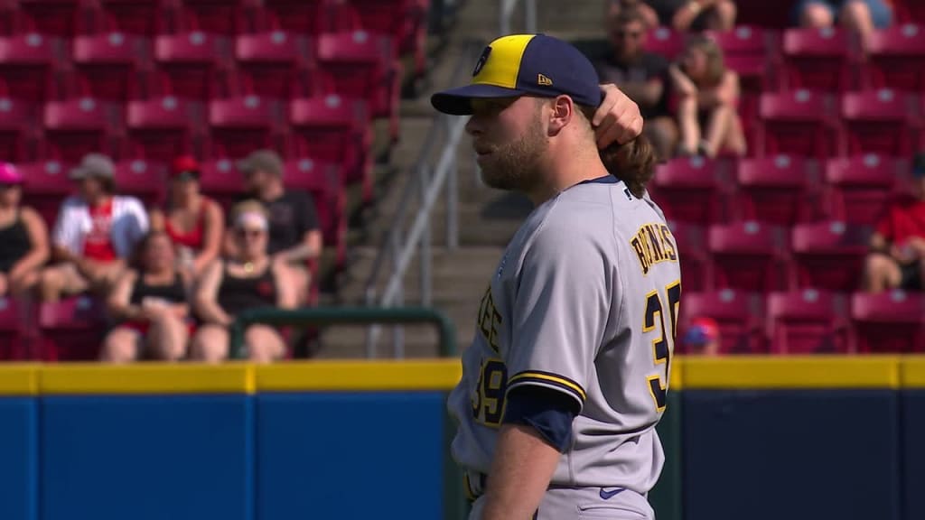 greenscreen Corbin Burnes will not strike out 6 hitters today. #Brewe