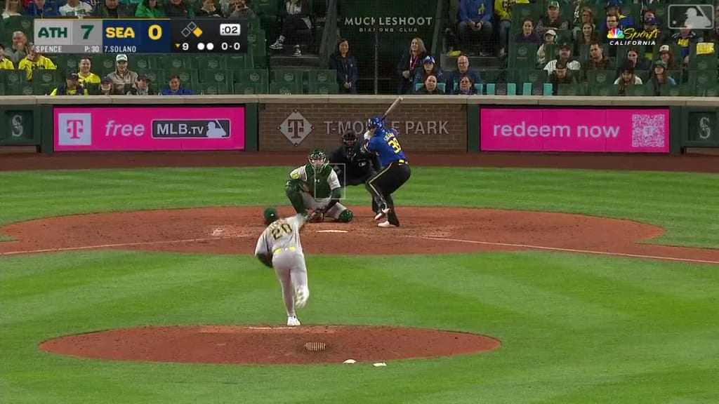 Athletics' confirm final out