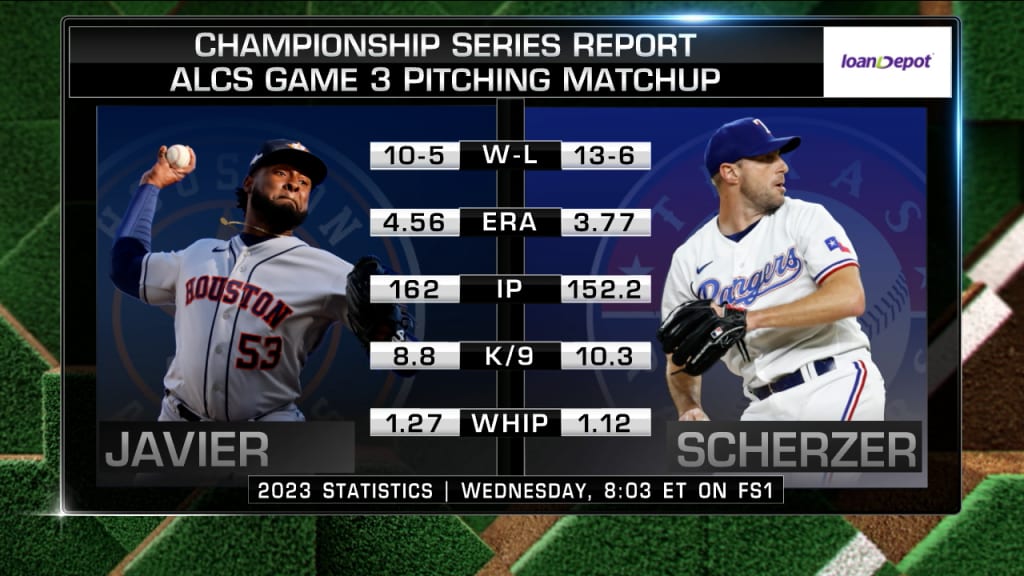 Astros vs. Rangers: ALCS matchups, including lineups and pitchers