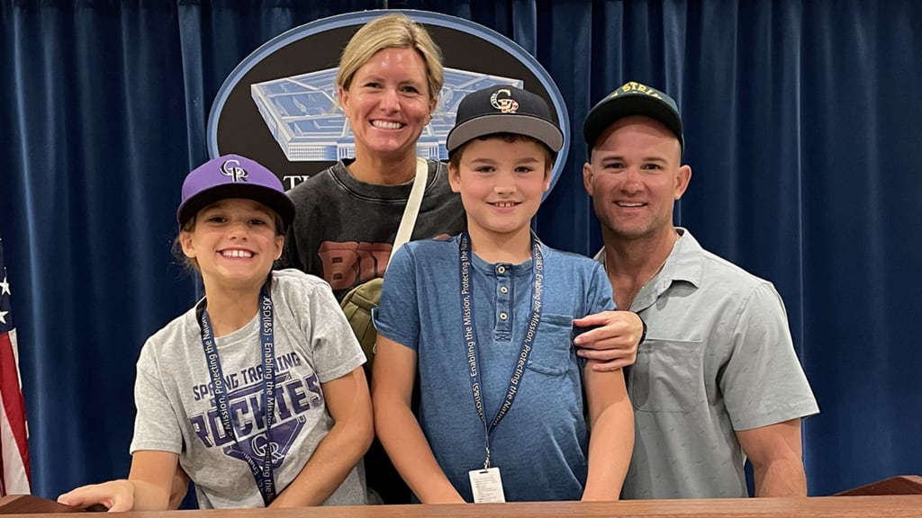 Callie and Warren Schaeffer with their children, Emerson (left) and Beauman