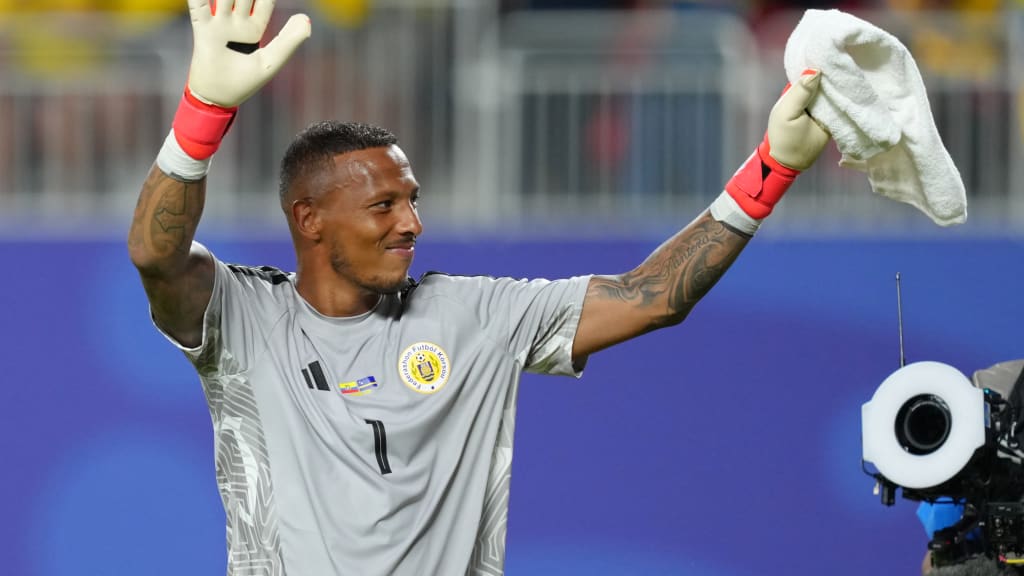 Curaçao goalkeeper Eloy Room after team's draw against Ecuador