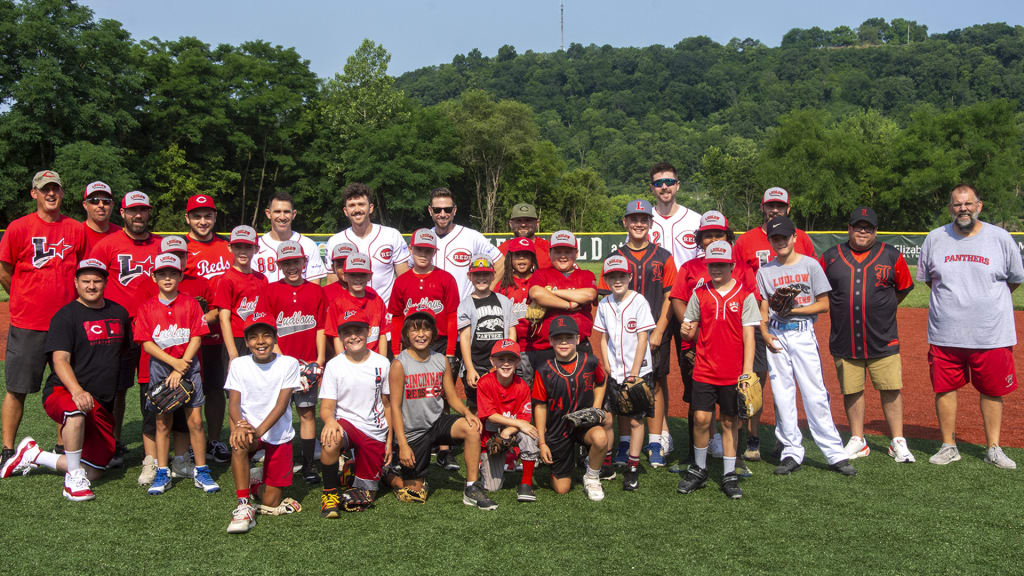 Reds coach Jeff Pickler organized a youth pickup game.