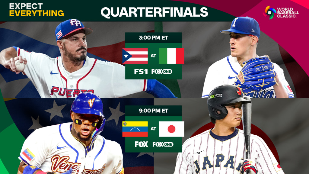 Watch World Baseball Classic quarterfinals live