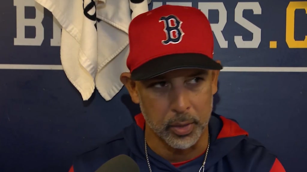 Alex Cora on who might fill the role of first base