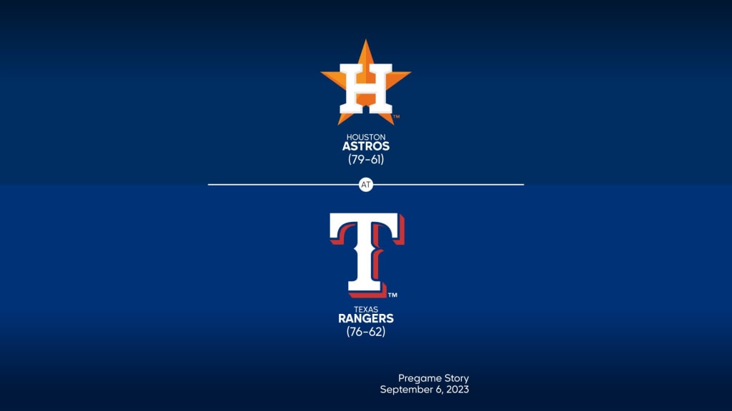 Houston Astros vs. Texas Rangers '2023 American League