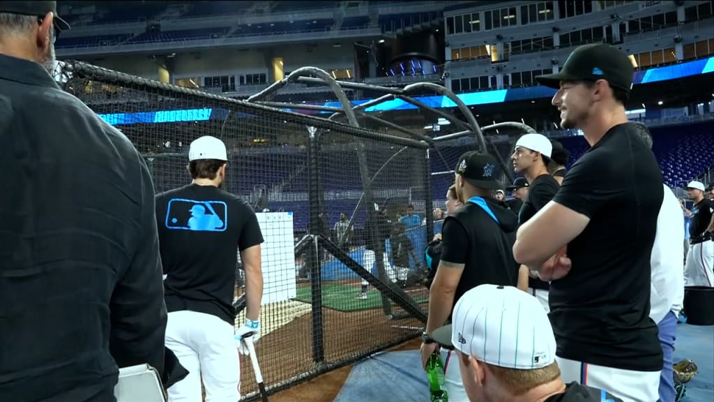 Marlins' batting practice competition 