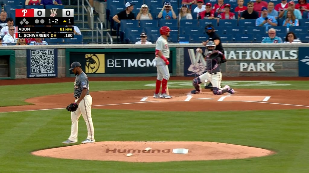 CJ Abrams hits three-run homer, Nats tally six-run inning vs. Phillies