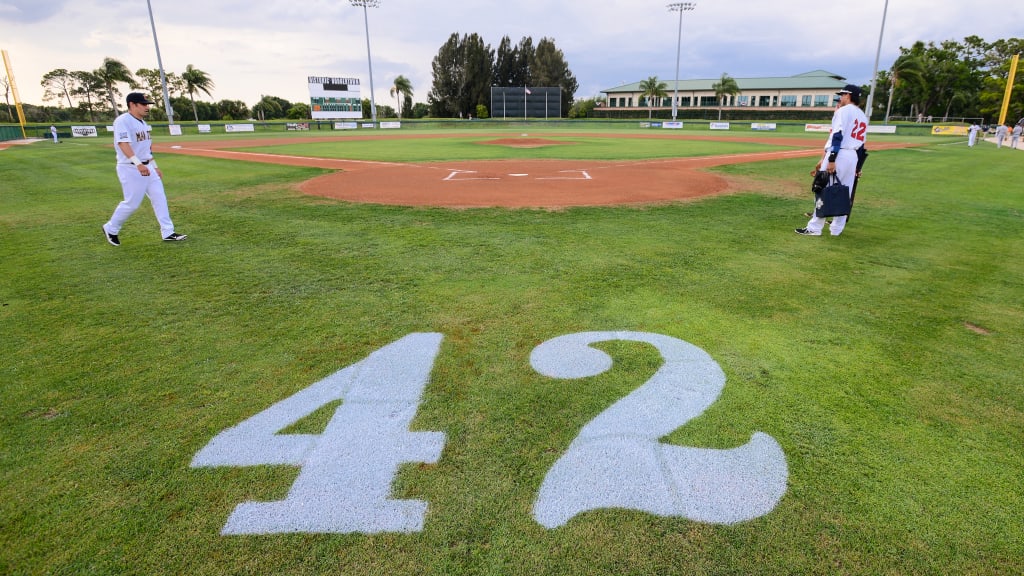 The Lakeland Flying Tigers and the Brevard County Manatees played in the first Jackie Robinson Celebration Game in 2014.
