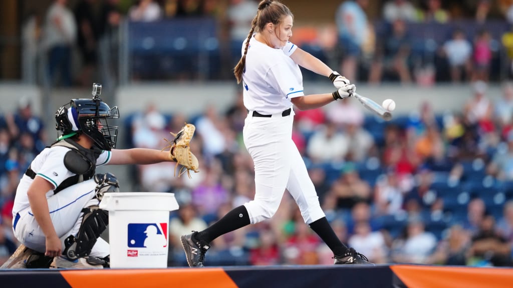 Megan Lucas crushes a home run