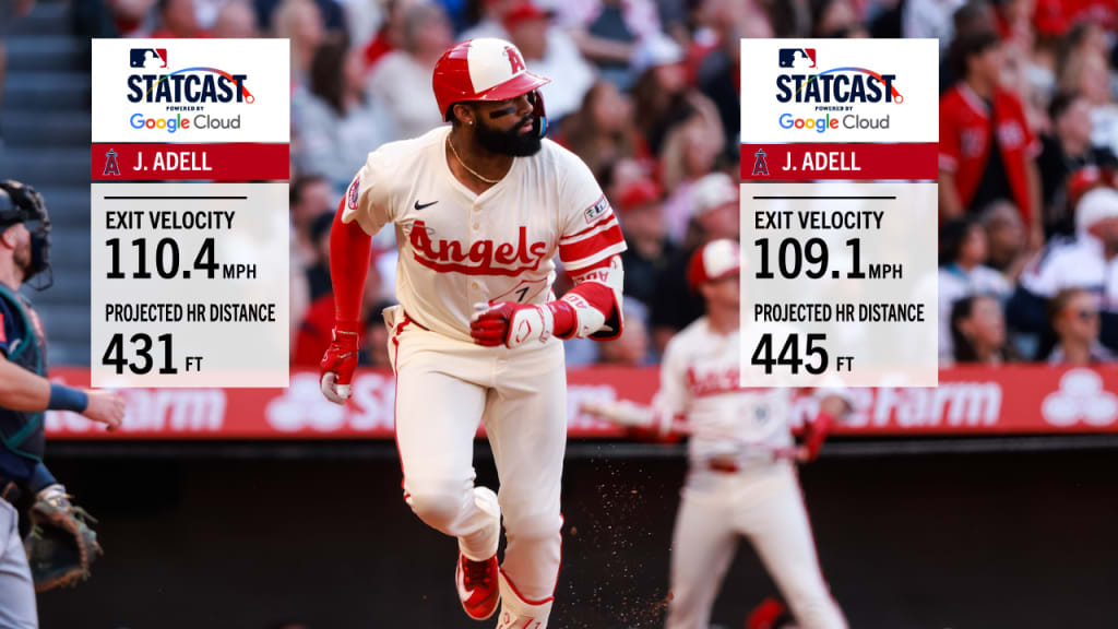 MLB 1年目 JO ADELL ref auto Jo Adell hits 2 home runs as Angels win vs. Mariners