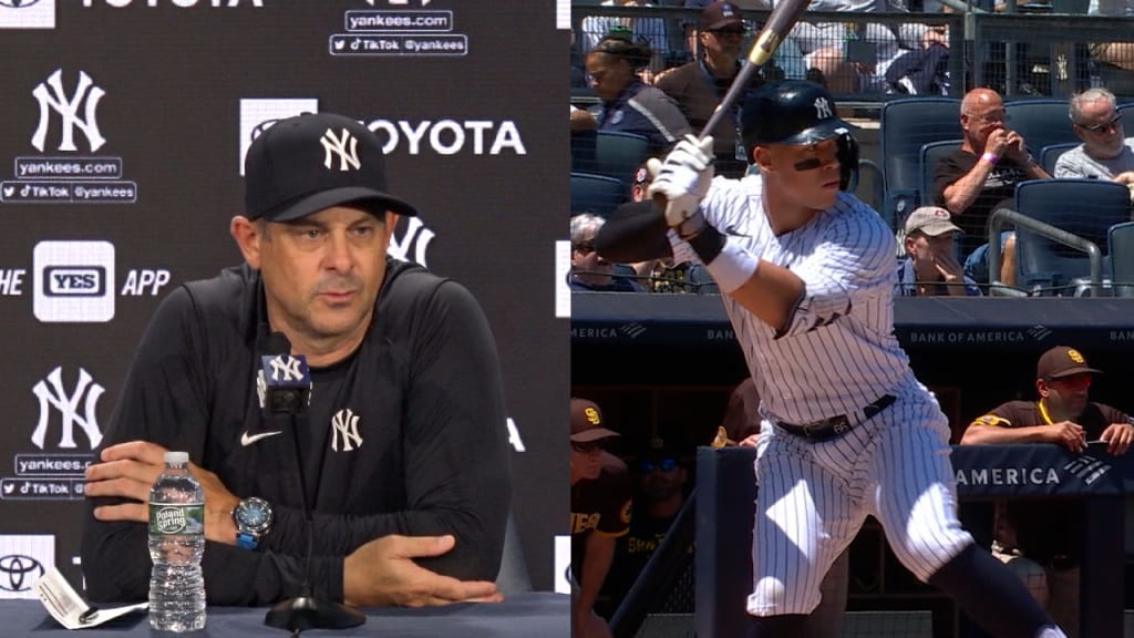 Aaron Boone on Judge returning