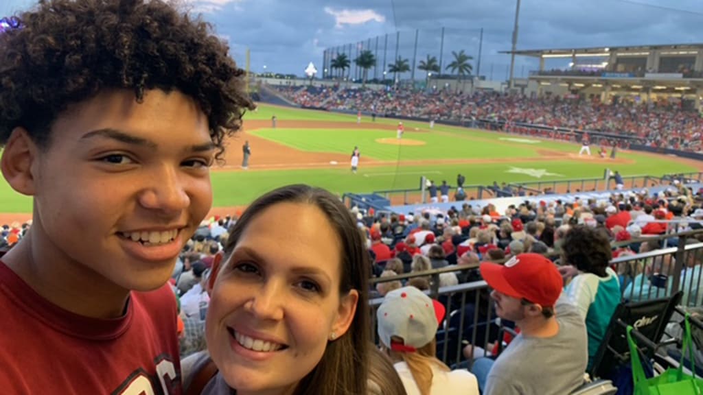 Cam Smith and his mom, Stephanie Hocza
