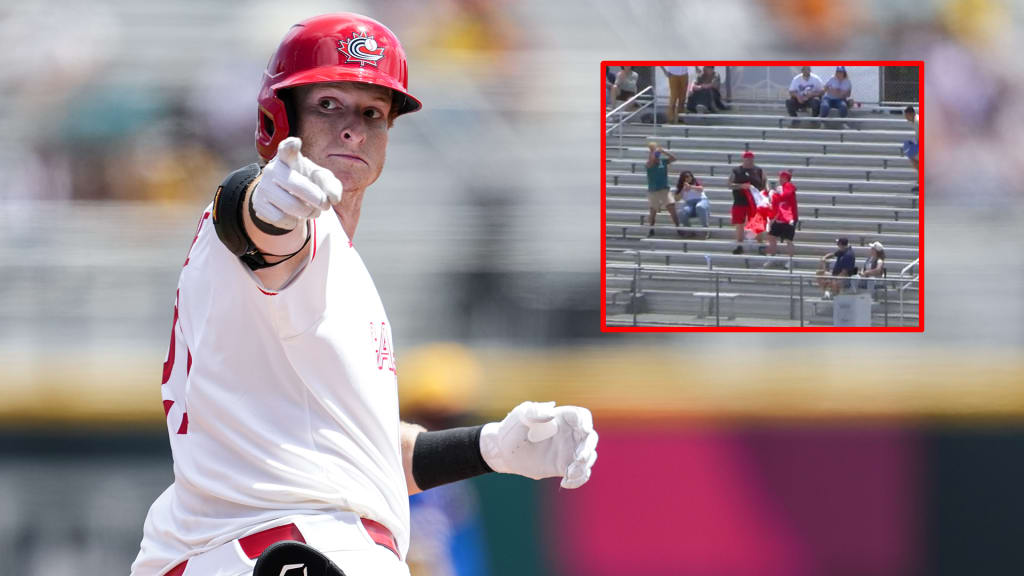 O, Canada! Caissie sends one into his native flag