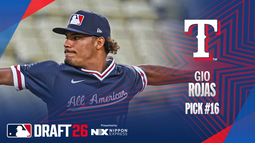 Rangers get top high school pitcher in Draft at No. 16