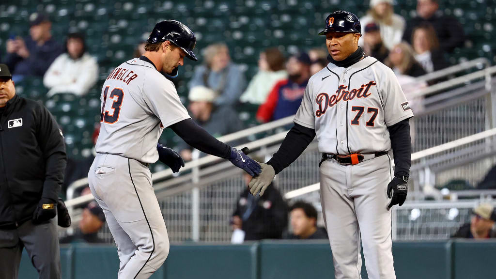 Anthony Sanders and catcher Dillon Dingler