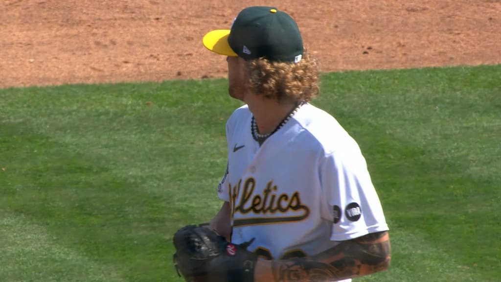 Estes Took the Mound against the Twins for Oakland