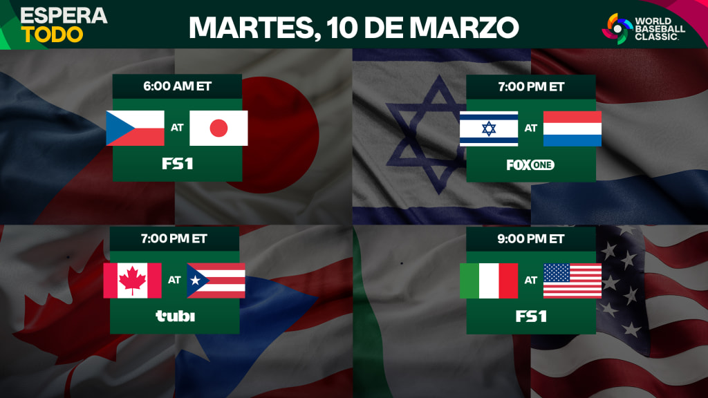 EN VIVO: Mira los juegos del Clásico Mundial