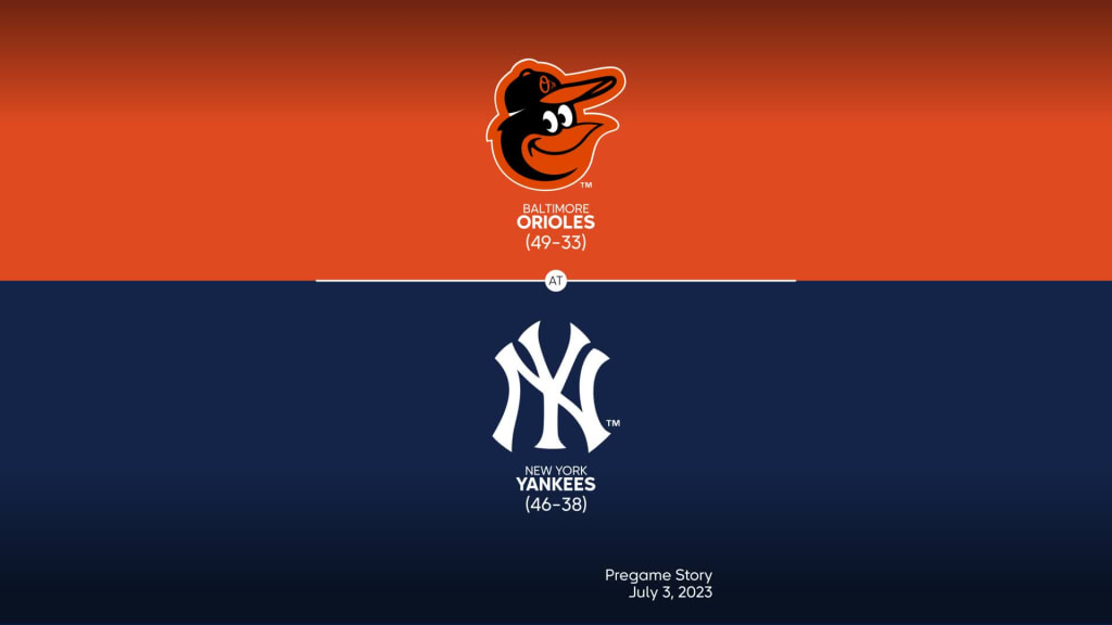 Yankees vs Baltimore Orioles July 03, 2023