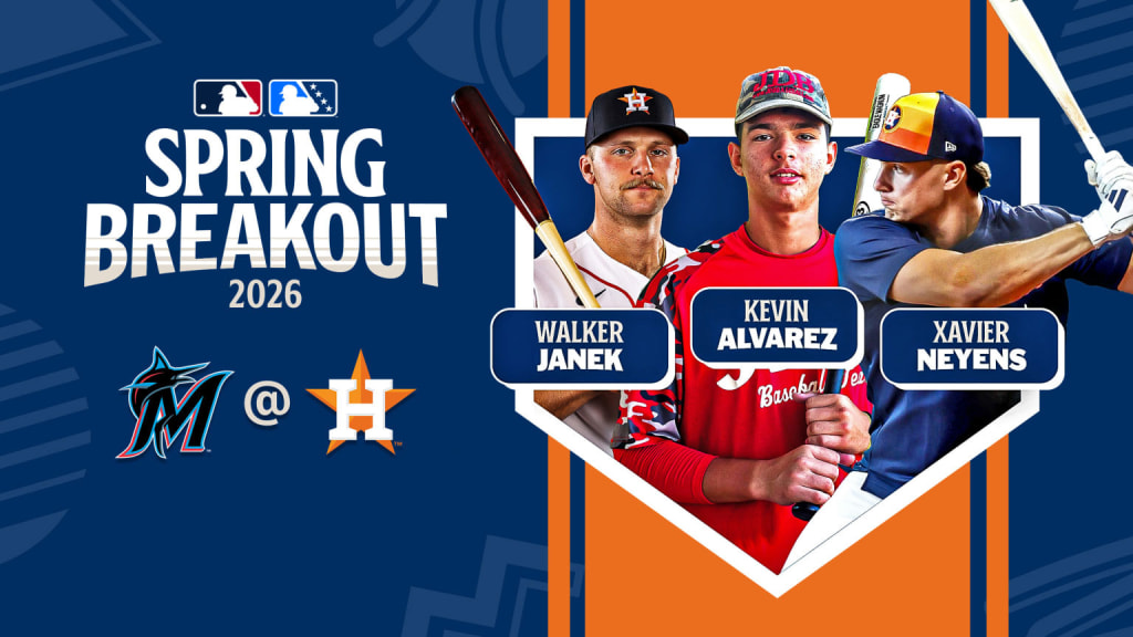 Watch LIVE: Marlins vs. Astros Spring Breakout
