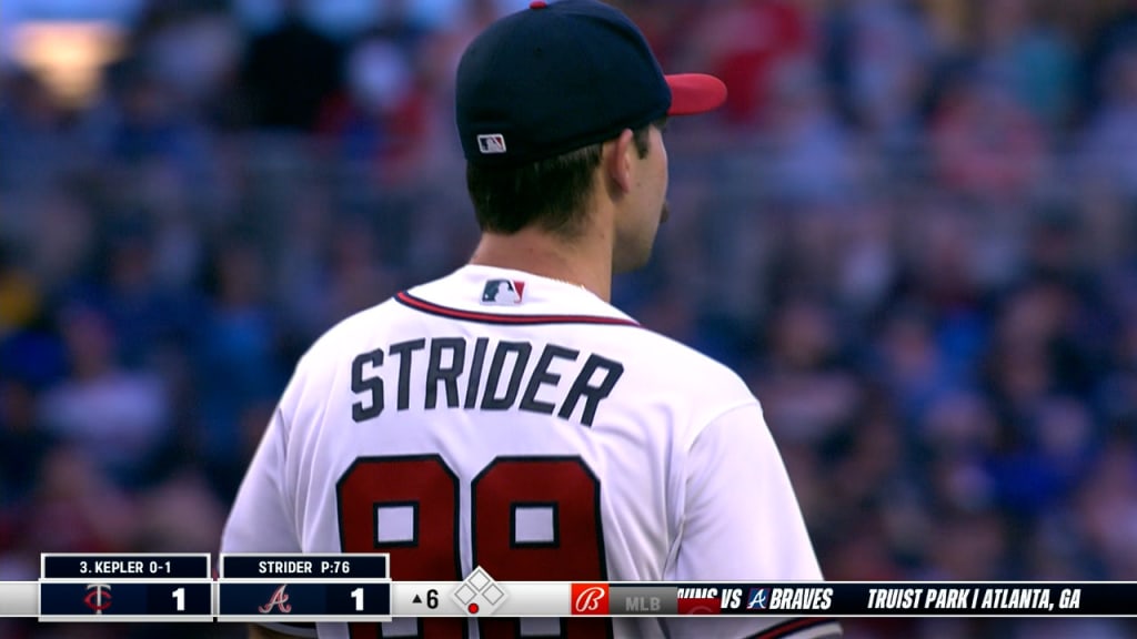 ATLANTA, GA - JUNE 12: The baseball cleats of Atlanta Braves