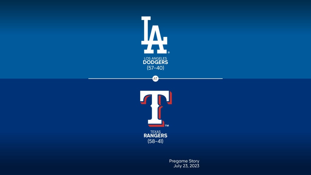 Los Angeles Dodgers at Texas Rangers Preview - 07/23/2023