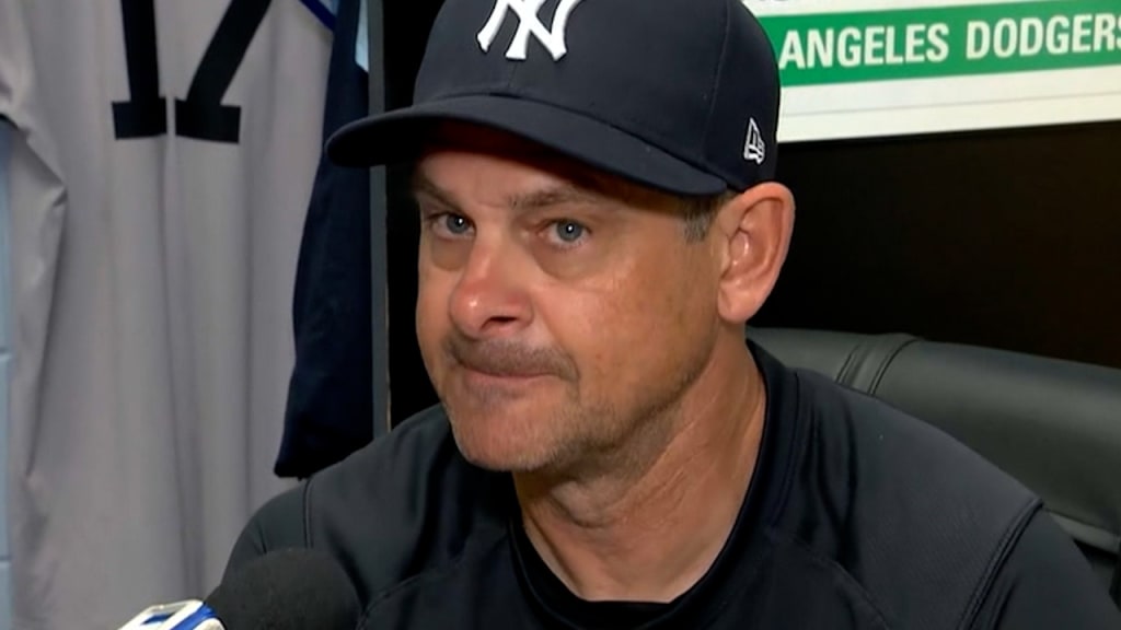 Aaron Boone on the Yankees' 10-1 win