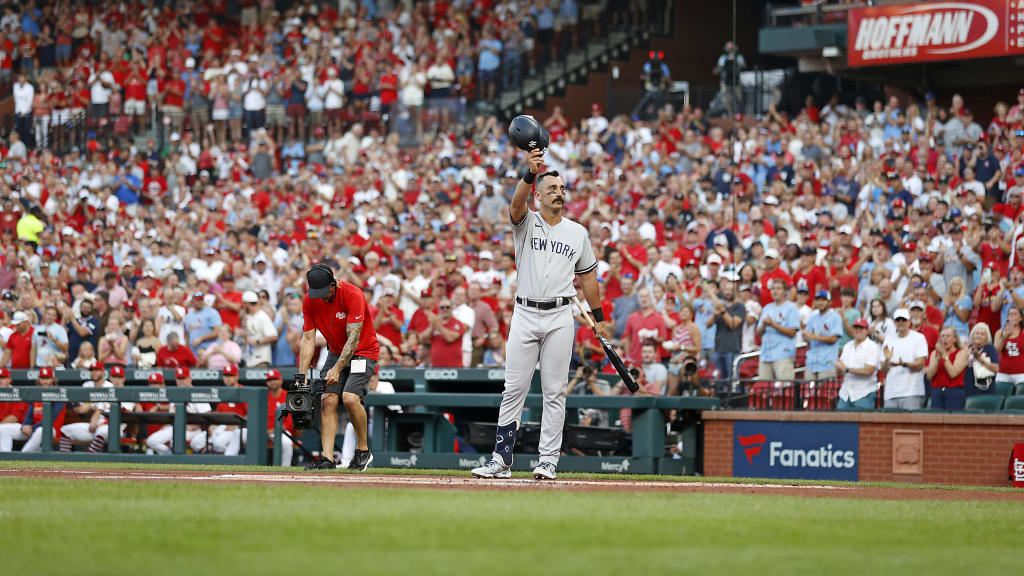 Whether Carpenter’s weekend back in St. Louis was the end of his fairy-tale 2022 season or a heartwarming chapter in a story that isn’t over yet, it was an unforgettable trip. He was showered with love before his first at-bat each day, the ovation spurred on by longtime Cardinals catcher Molina, and he even added a couple hits to his career ledger.