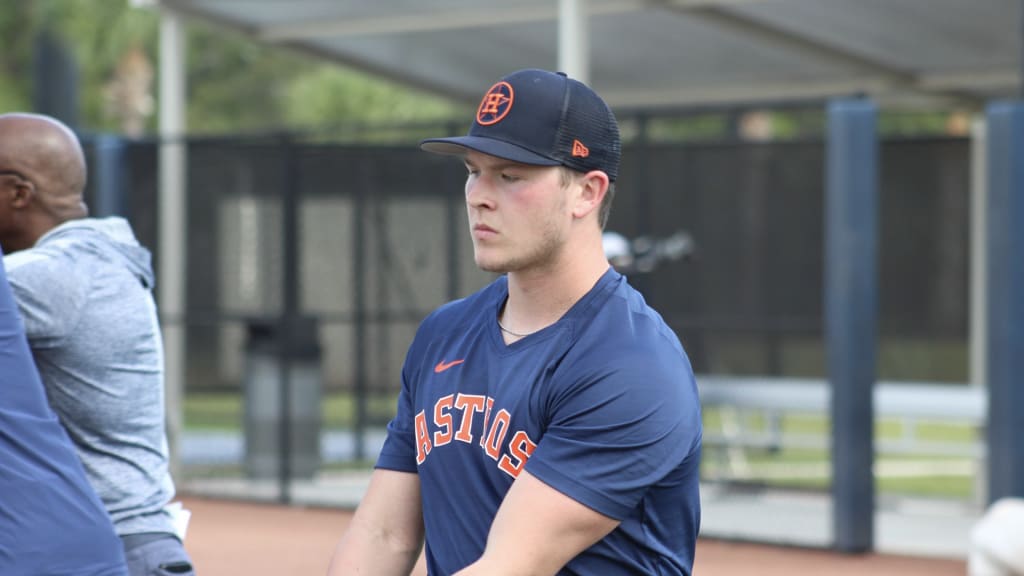 Astros prospect Will Wagner at Spring Training (Credit: Brian McTaggart)