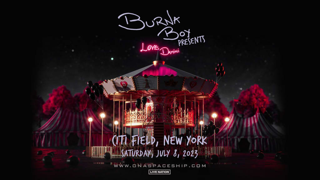 Live Nation Presents Burna Boy New York Mets