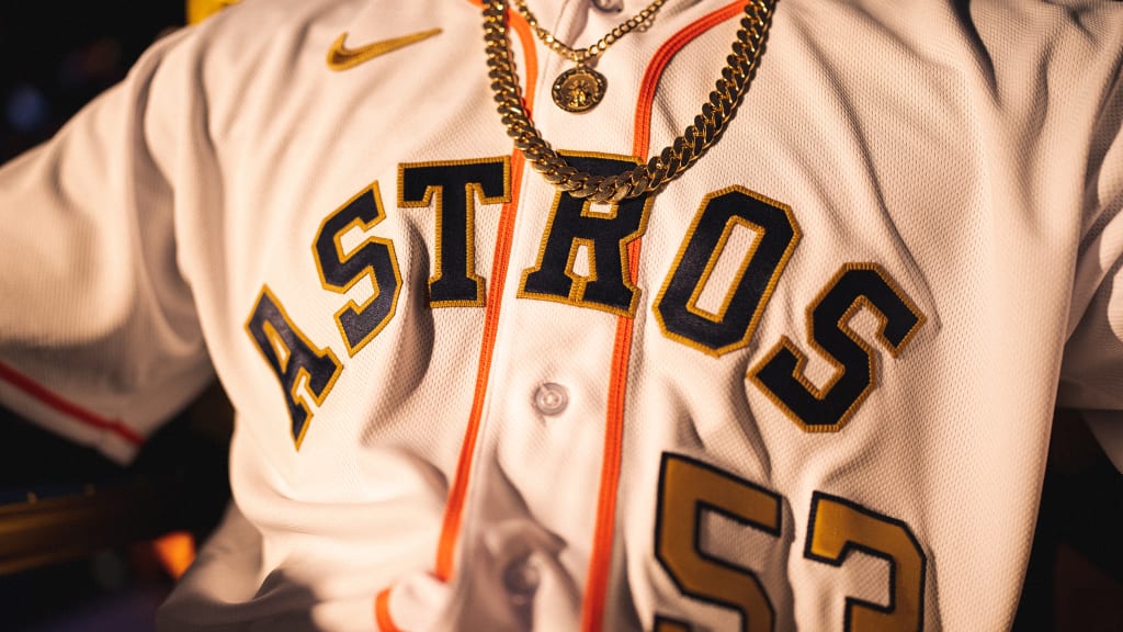 Houston Astros Champions World Series 2022 Golden Era Jersey White