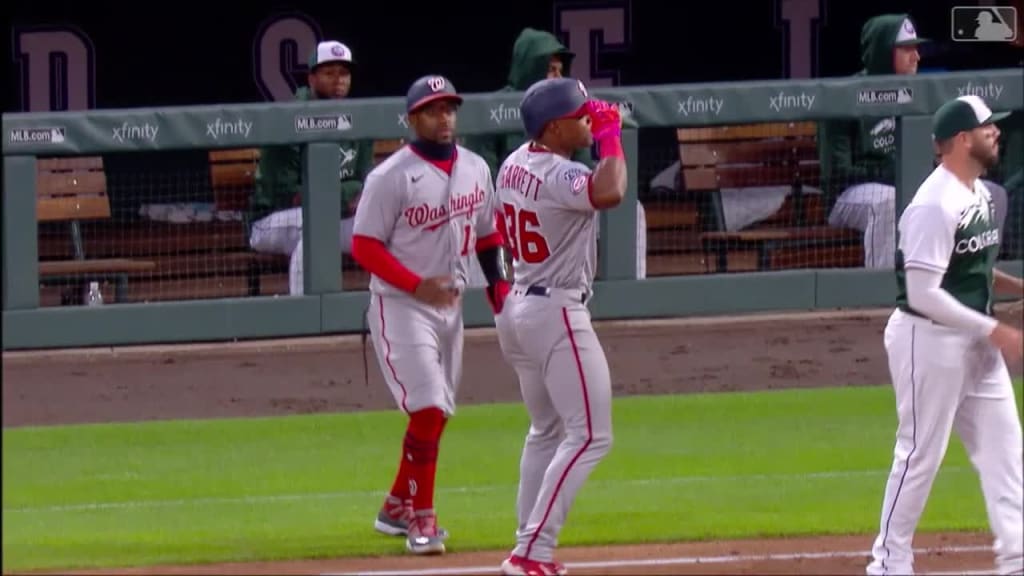 Garrett has 4 hits, 5 RBIs, helps Nationals beat Rockies 7-6