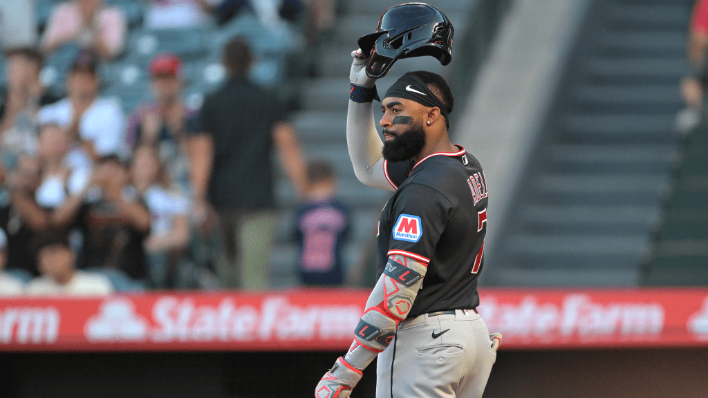 MLB.com editorial image for Los Angeles Angels: Adell makes 'pretty surreal' return to Angel Stadium for first time s...