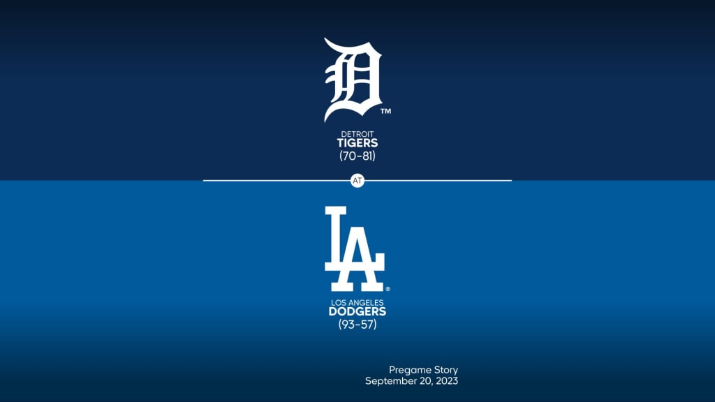 Detroit Tigers vs Los Angeles Dodgers - September 20, 2023