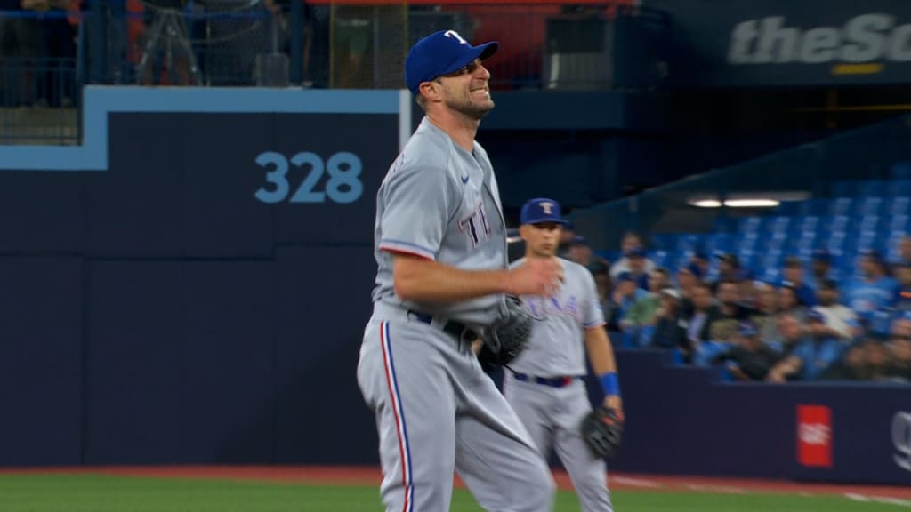 Rangers overcome Scherzer's early exit to beat Blue Jays 6-3