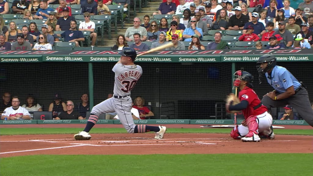 Kerry Carpenter's 3-run homer off rookie Tanner Bibee helps Tigers