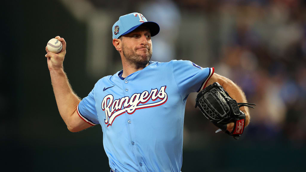 Max Scherzer allows one hit in season debut for Rangers