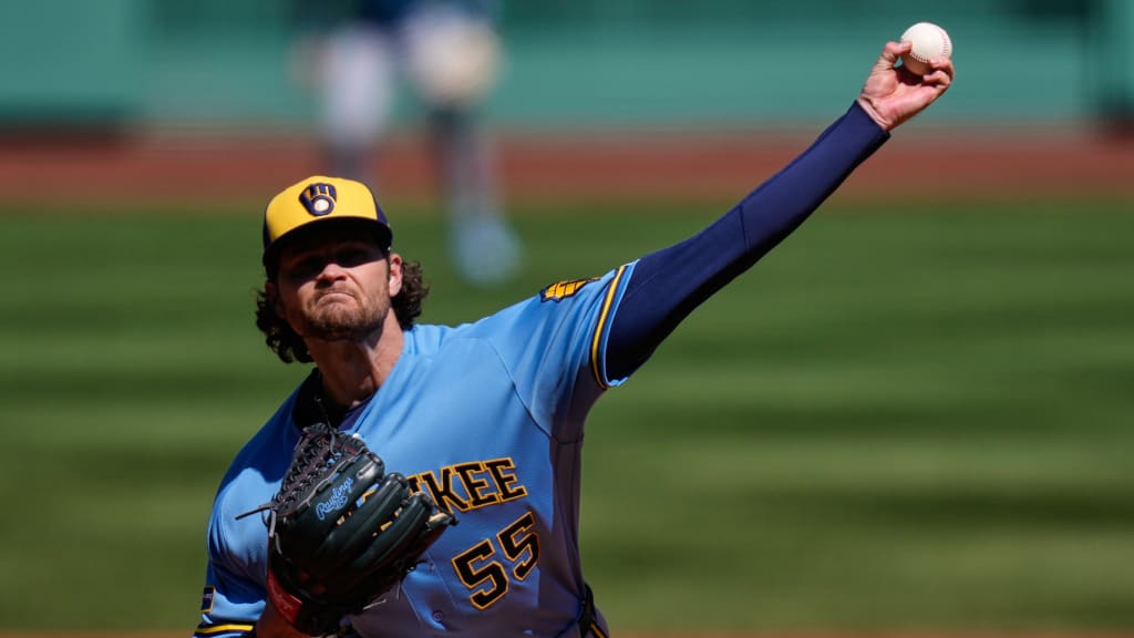 A pitcher makes debut starting for Crew. Sound familiar?