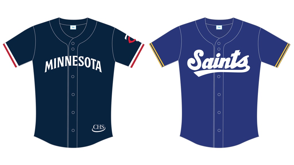 St Paul Saints Replica Jersey SGA Minnesota Twins Powder Blue Jersey Size XL