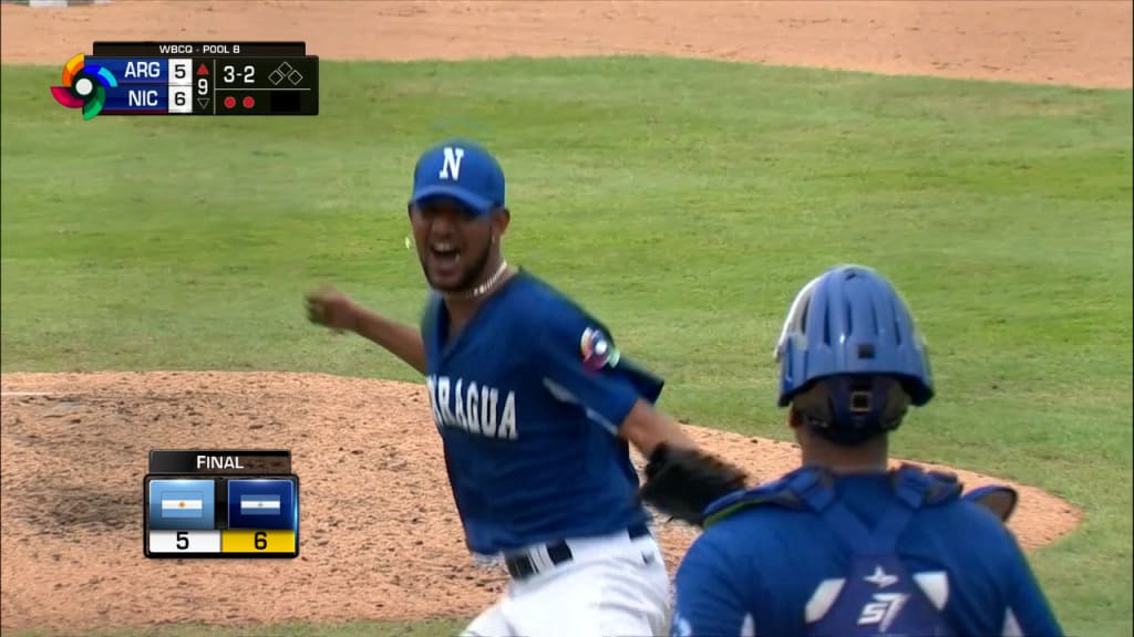 Jonathan Loáisiga representing Nicaragua at World Baseball Classic