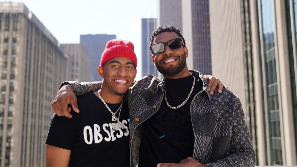 Richie, left, and Joshua Palacios. Photo by Katherine Woolson