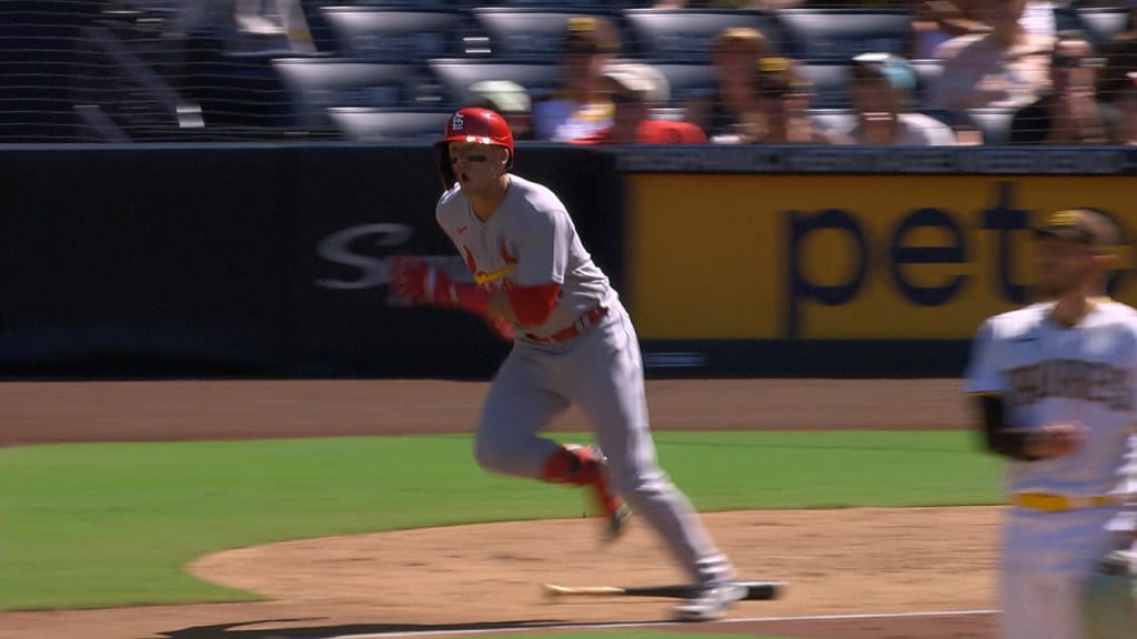 Cards announcer Dan McLaughlin calls Lars Nootbaar's homer