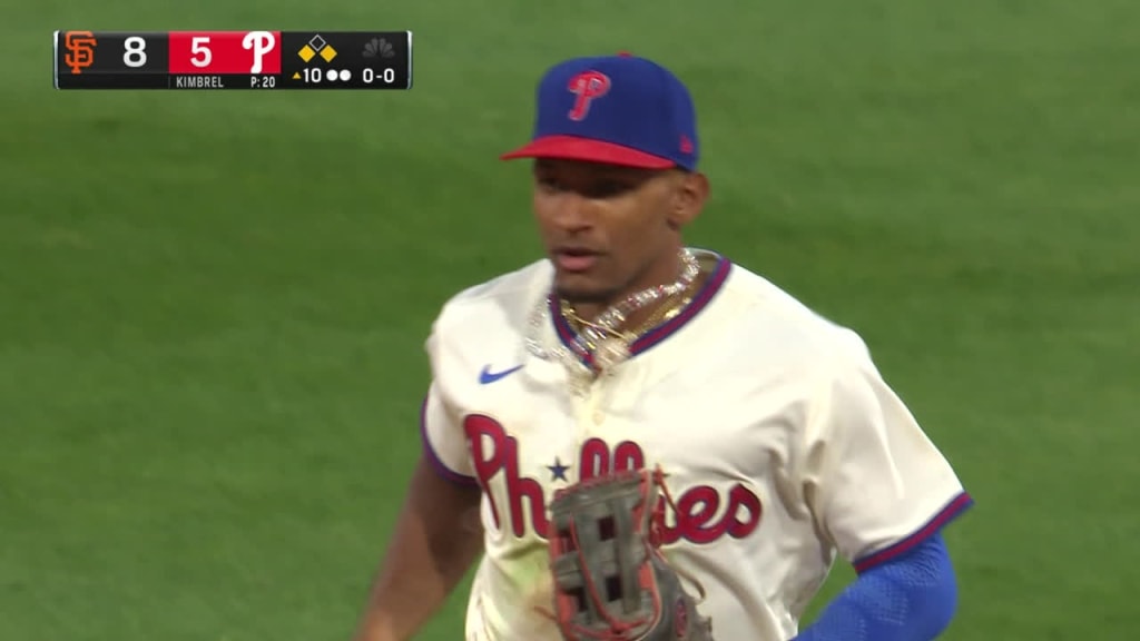 Phillies' Johan Rojas, an elite defensive outfielder, is impressive at the  plate