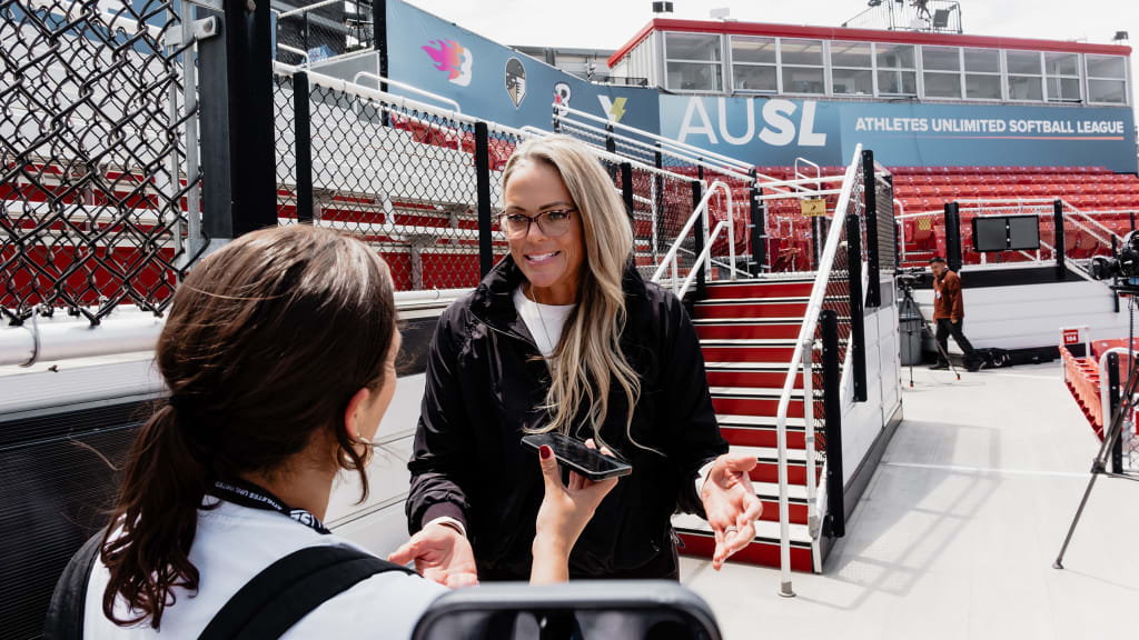 Jennie Finch serves as an official advisor to the Athletes Unlimited Softball League