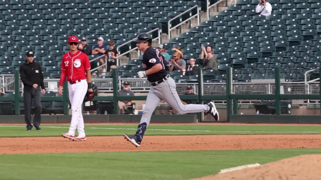 Field View: Kyle Manzardo hits a Spring Breakout HR