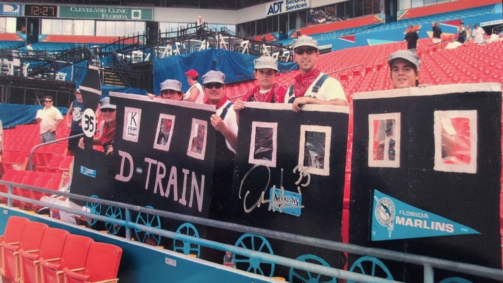 From D-Train fan club conductor to Marlins coach