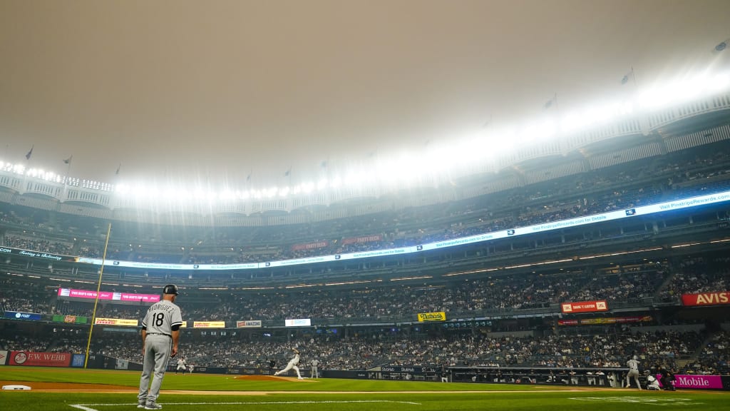 Photo taken on April 18 shows a team store at Yankee Stadium in