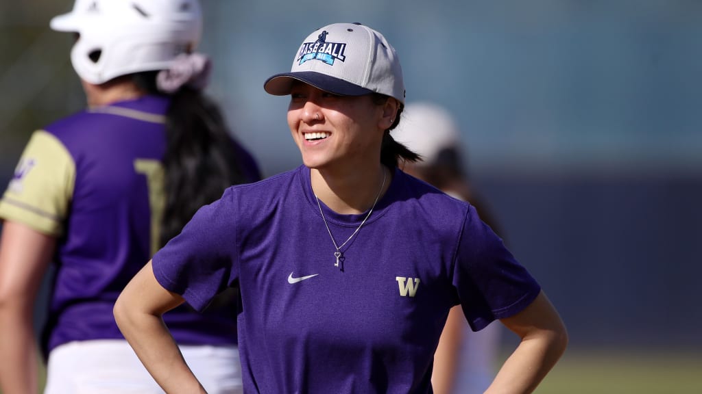 Maggie Gallagher impressed baseball and softball development coordinator Natalia Reynoso and was invited to coach at the 2024 Trailblazer Series.