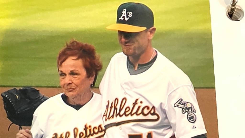 Braden with his grandmother, Peggy Lindsey.